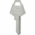 Hillman Mailbox Universal Key Blank Single, 10PK 85454